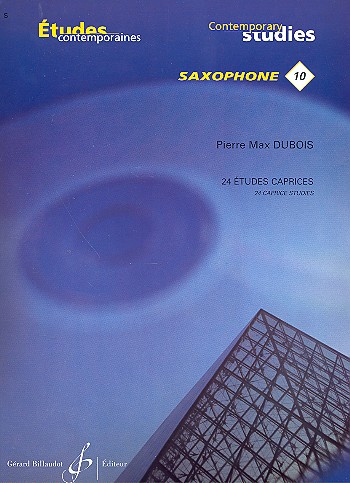 24 études caprices vol.1 (nos.1-12)  pour saxophone  