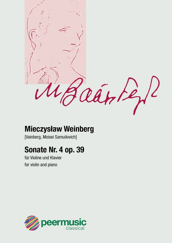 Sonate Nr.4 op.39&nbsp;&nbsp;für Violine und Klavier&nbsp;&nbsp;