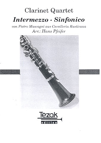 Intermezzo Sinfonico für 3 Klarinetten  und Bassklarinette  Partitur und Stimmen
