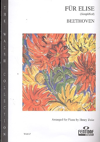 Für Elise (Auszug)  für Klavier (erleichtert)  