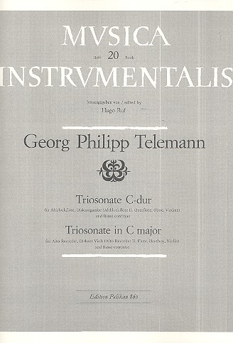 Sonate C-Dur für Altblockflöte, Diskantgambe&nbsp;&nbsp;(Altblockflöte/Flöte/Oboe(Violine) und Bc&nbsp;&nbsp;Stimmen