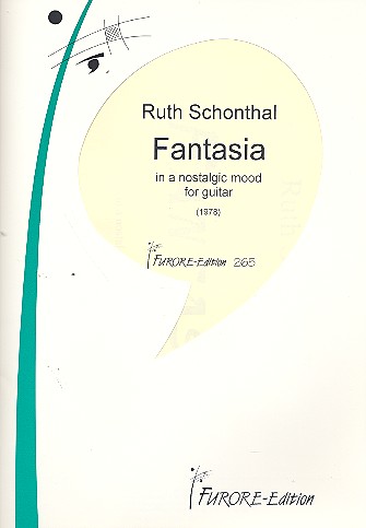 Fantasia in a nostalgic Mood  for guitar  