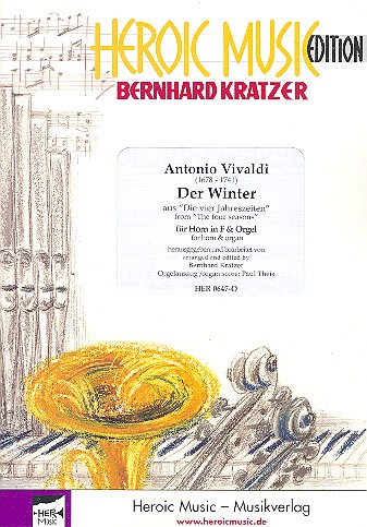 Der Winter (Ausgabe in D-Dur) &nbsp;&nbsp;für Horn in F und Orgel&nbsp;&nbsp;