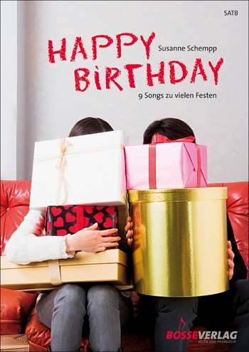 Happy Birthday für gem Chor a cappella&nbsp;&nbsp;Partitur&nbsp;&nbsp;