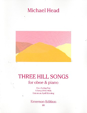 3 Hill Songs für Oboe und klavier    