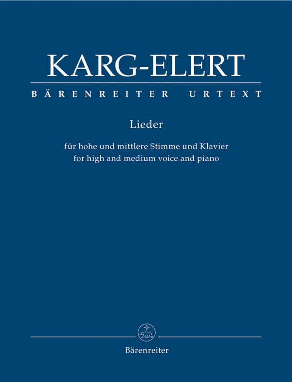 Lieder &nbsp;&nbsp;für Gesang (hoch oder mittel) und Klavier&nbsp;&nbsp;