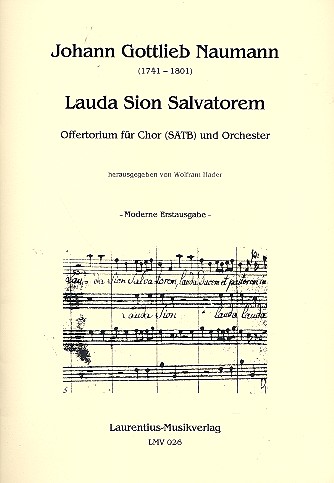 Lauda Sion Salvatorem für gem Chor  und Orchester  Partitur