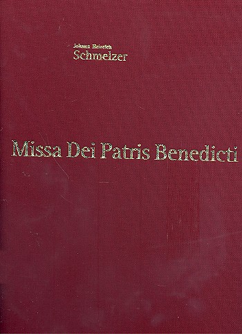 Missa Dei Patris Benedicti  für gem Chor und Instrumente  Partitur,  gebunden