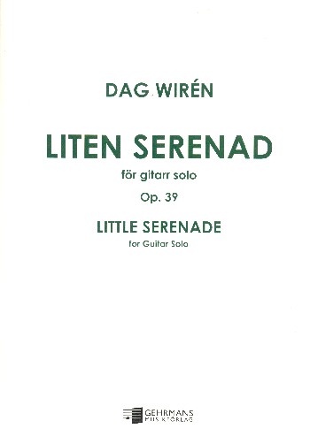 Little Serenade op.39&nbsp;&nbsp;for guitar&nbsp;&nbsp;