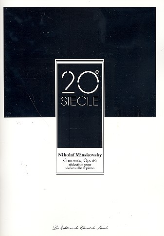 Concerto op.66&nbsp;&nbsp;pour violoncelle et orchestre&nbsp;&nbsp;pour violoncelle et piano