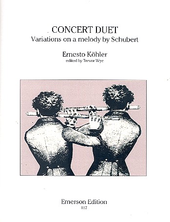 Concert Duet   for 2 flutes and piano  