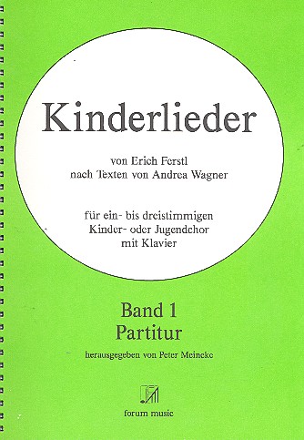 Kinderlieder Band 1  für Kinderchor und Klavier  Partitur