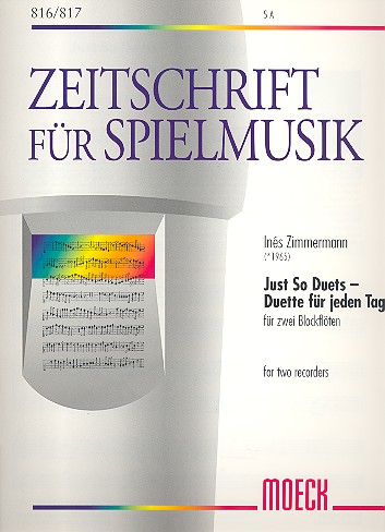 Just so Duets - Duette für jeden Tag  für 2 Blockflöten (S/A)  2 Spielpartituren