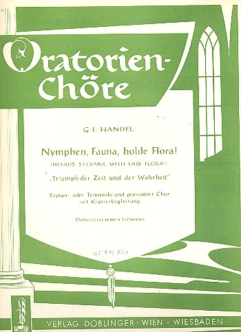Nymphen Fauna holde Flora&nbsp;&nbsp;für Sopran (Tenor), Chor und Klavier&nbsp;&nbsp;Klavierpartitur (dt/en)