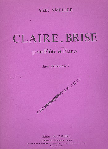 Claire-Brise pour flute et piano    