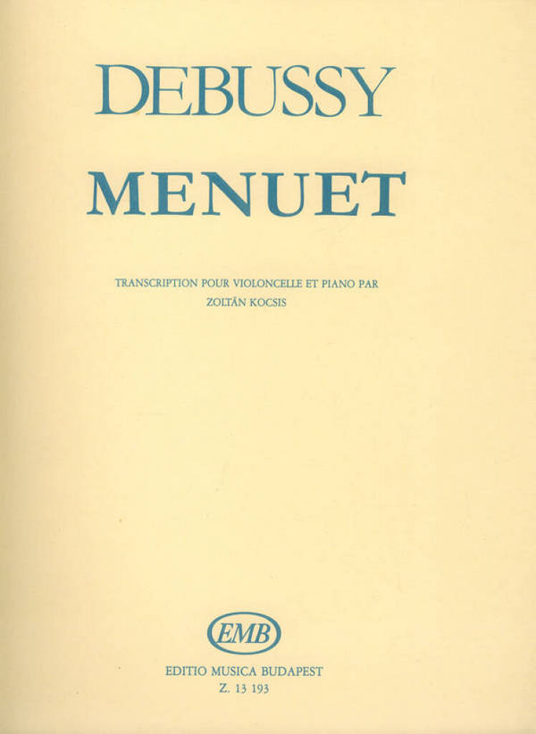 Menuet für Violoncello und Klavier    