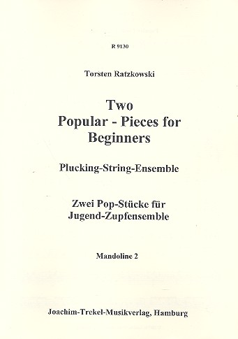 2 popular Pieces for Beginners  für Zupforchester  Mandoline 2