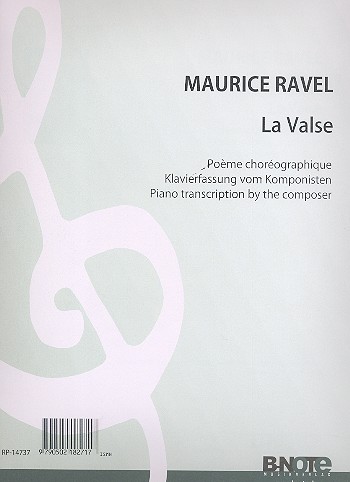 La Valse&nbsp;&nbsp;für Klavier&nbsp;&nbsp;