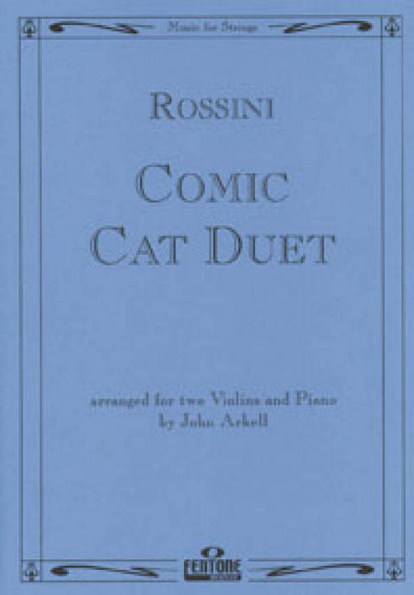Comic Duet  for two violins and piano  parts