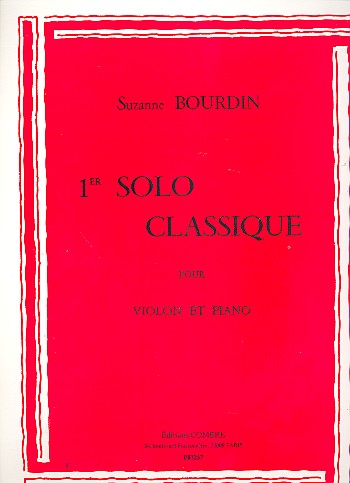 Solo classique no.1&nbsp;&nbsp;für Violine und Klavier&nbsp;&nbsp;