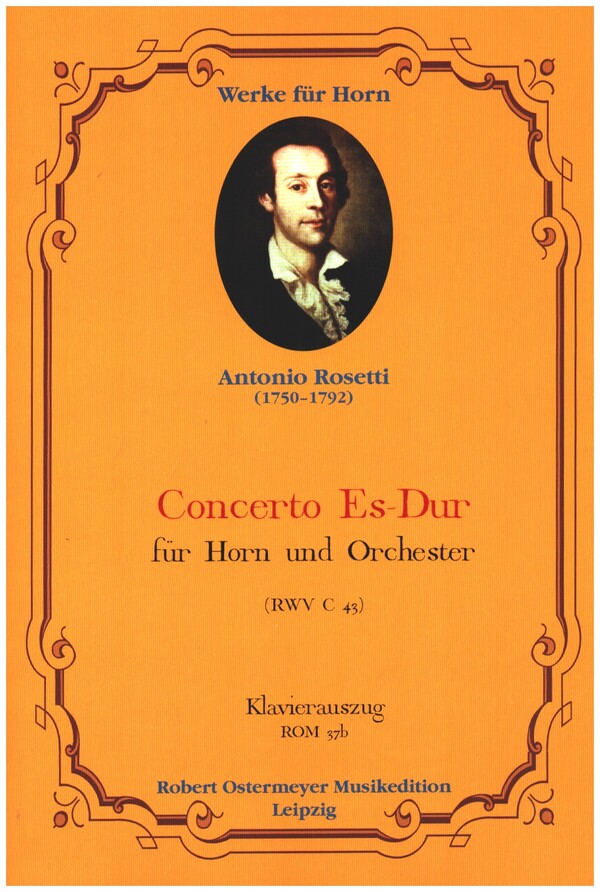 Konzert Es-Dur RWVC43   für Horn und Orchester  Klavierauszug
