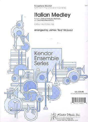 Italian Medley for 4 saxophones (AATBar)&nbsp;&nbsp;score and parts&nbsp;&nbsp;
