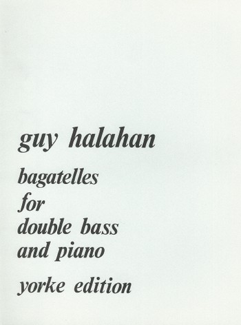 Bagatelles  for double bass and piano  