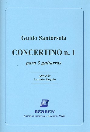 Concertino no.1  para 3 guitarras  partitura y partes
