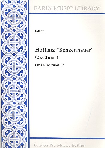 Hoftanz 'Benzenhauer' (2 settings)  for 4-5 instruments  5 scores
