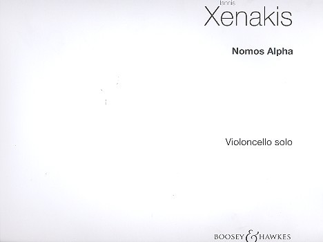 Nomos Alpha&nbsp;&nbsp;für Violoncello&nbsp;&nbsp;