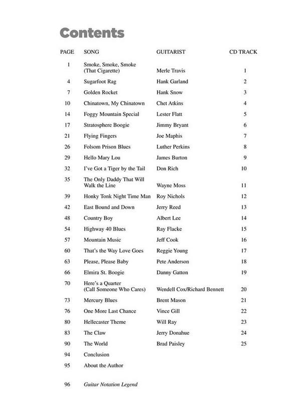 25 great Country Guitar Solos (+CD):&nbsp;&nbsp;for guitar/tab&nbsp;&nbsp;