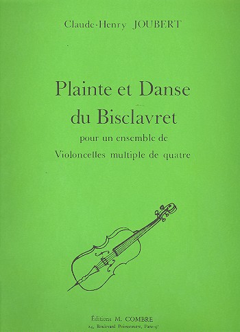Plainte et danse de Bisclavret  pour 4 violoncelles (ensemble)  partition et parties (1-1-1-1)