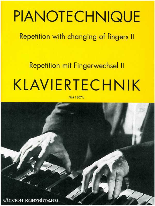 Klaviertechnik Repetition mit Fingerwechsel Band&nbsp;&nbsp;&nbsp;&nbsp;