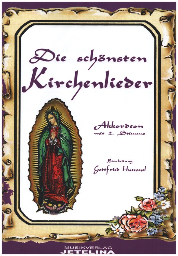 Die schönsten Kirchenlieder Band 1&nbsp;&nbsp;für Akkordeon (mit Texten und Akkordeon)&nbsp;&nbsp;