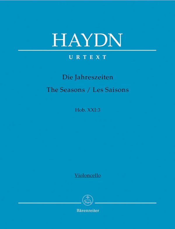 Die Jahreszeiten HobXXI:3  für Soli, Chor und Orchester  Violoncello