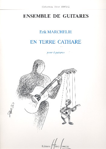 En terre cathare pour 4 guitares&nbsp;&nbsp;partition et parties&nbsp;&nbsp;