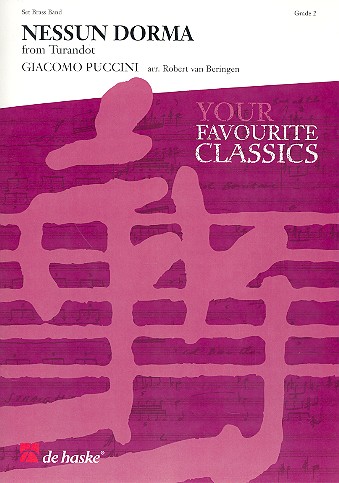 Nessun dorma aus Turandot&nbsp;&nbsp;für Blechbläser-Ensemble&nbsp;&nbsp;Partitur und Stimmen