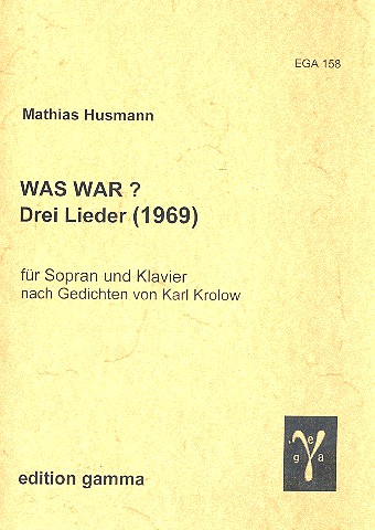 Was war  für Sopran und Klavier  