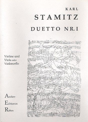 Duett C-Dur Nr.1 op.10 für Violine (Viola)  und Violoncello  Stimmen