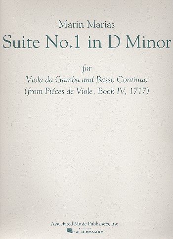 Suite No.1 D minor&nbsp;&nbsp;for Viola da Gamba and BC&nbsp;&nbsp;