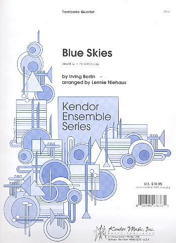 Blue Skies: für 4 Posaunen  Partitur und Stimmen  