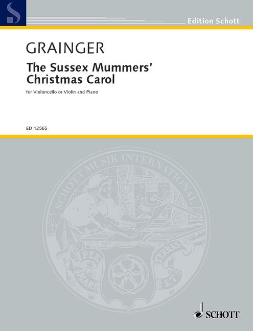 The Sussex Mummer's Christmas Carol&nbsp;&nbsp;for violoncello (violin) and piano&nbsp;&nbsp;
