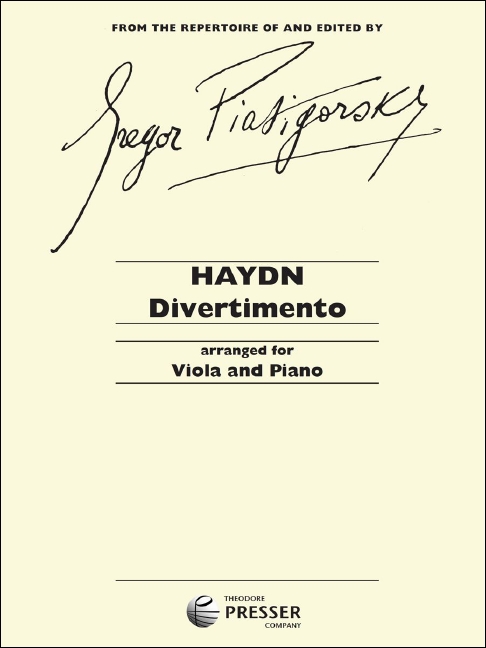 Divertimento for viola and piano    