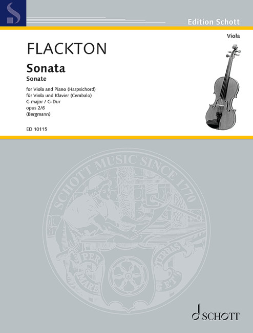 Sonate G-Dur&nbsp;&nbsp;für Viola und Klavier&nbsp;&nbsp;