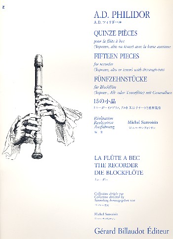 15 pièces pour flute à bec (S,A,T) et bc  (1712)  