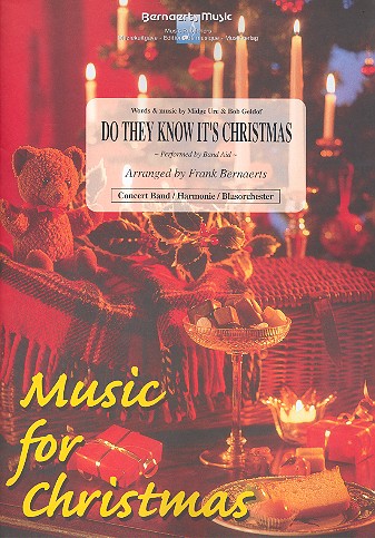 Do they know it's Christmas:  für Blasorchester  Partitur und Stimmen
