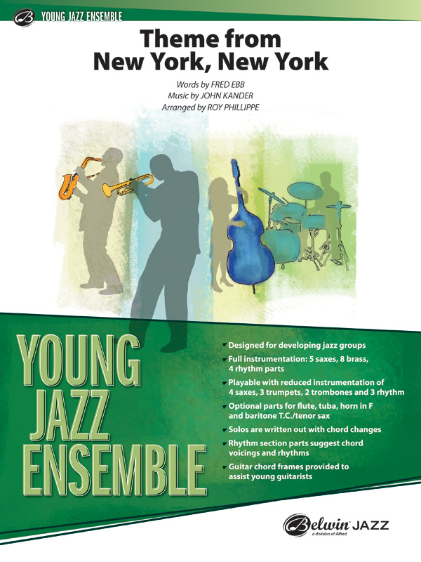 Theme from New York, New York  for young jazz ensemble  score and parts