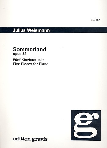 Sommerland op.32 5 Klavierstücke  für Klavier  