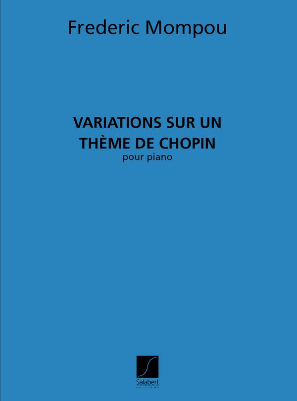 Variations sur un théme de Chopin  pour piano  