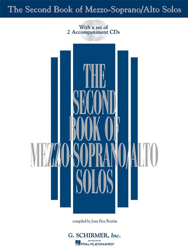 The second Book of Mezzo-Soprano/Alto&nbsp;&nbsp;Solos vol.1 (+2 CD's) for voice and piano&nbsp;&nbsp;